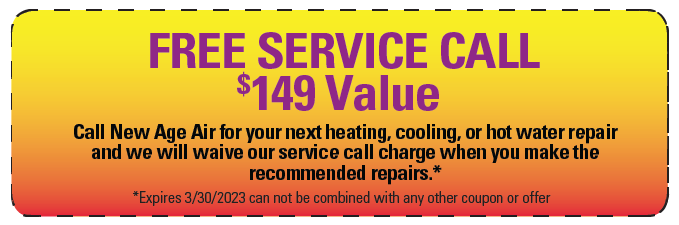 New Age Air Free Service Call Coupon